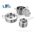 6 PCS high quality capsuled bottom stainless steel first horse cookware set